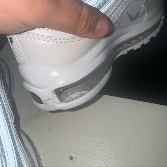 Size 6.5 M 8W- Nike Air Max 97 x MSCHF INRI Jesus White 2019 - Picture 9 of 12